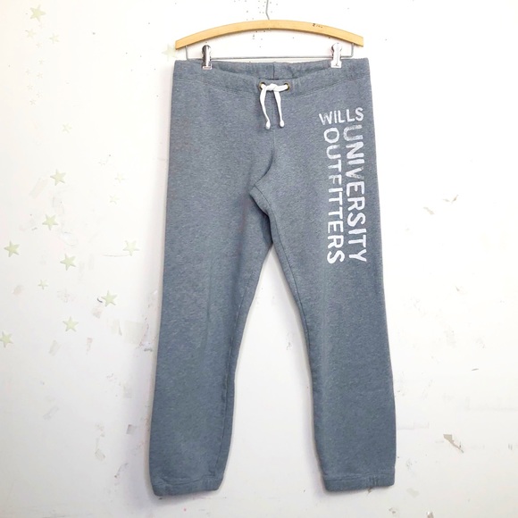 Jack Wills University outfitters Gray graphic jogger pants - Picture 1 of 12